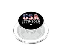Vintage USA 1776 2026 American Flag 250 Years Patriotic PopSockets PopGrip para MagSafe