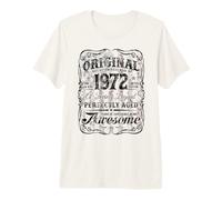 Vintage USA Legend Born In 1972 The Original Birthday Camiseta Premium