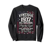 Vintage USA Legends Born in 1937 Original 89th Birthday Sudadera