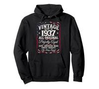 Vintage USA Legends Born in 1937 Original 89th Birthday Sudadera con Capucha