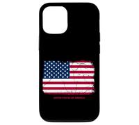 Vintage USA United States of America Flag, USA 4th of July Carcasa para iPhone 12/12 Pro