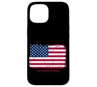 Vintage USA United States of America Flag, USA 4th of July Carcasa para iPhone 15
