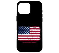 Vintage USA United States of America Flag, USA 4th of July Carcasa para iPhone 16 Pro Max