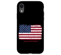 Vintage USA United States of America Flag, USA 4th of July Carcasa para iPhone XR