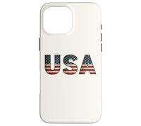 Vintage USA US Flag Patriotic 4th of July America Carcasa para iPhone 16 Pro MAX