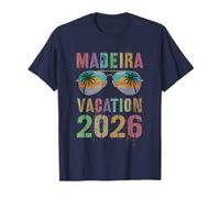 Vintage Vacaciones Madeira 2026 Vacay Besties Travel Sisters Camiseta