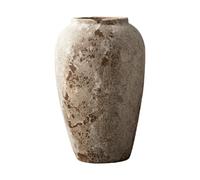Vintage Vase - Ceramic Home Decoration | Elegant Tall Hydroponic Vase with Handcrafted Detailing, Decorative Flower Holder with Textured Finish & Timeless Design or Artistic Interiors