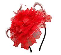Vintage Veil Hairhoop Federed Fascinator Diadema para Mujeres Evento Social Todos Juegos de rol a juego Trayectorias de fiesta Accesorios formales para eventos