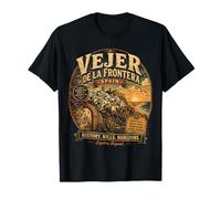 Vintage Vejer de la Frontera España | Andalucía White Hill Camiseta