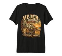 Vintage Vejer de la Frontera España | Andalucía White Hill Camiseta Premium