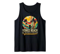 Vintage Venice Beach Ride The Pulse of the Ocean Camiseta sin Mangas