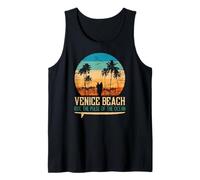 Vintage Venice Beach Ride The Pulse of the Ocean Camiseta sin Mangas
