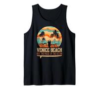 Vintage Venice Beach Ride The Pulse of the Ocean Camiseta sin Mangas