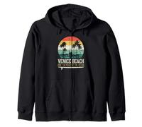 Vintage Venice Beach Ride The Pulse of the Ocean Sudadera con Capucha