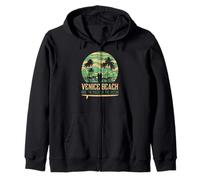 Vintage Venice Beach Ride The Pulse of the Ocean Sudadera con Capucha