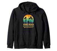 Vintage Venice Beach Ride The Pulse of the Ocean Sudadera con Capucha