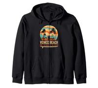 Vintage Venice Beach Ride The Pulse of the Ocean Sudadera con Capucha