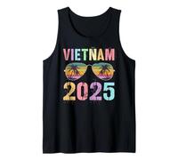 Vintage Vietnam 2026 Vacay Cruise Vacation Mamá Hija Camiseta sin Mangas