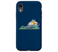 Vintage Virginia Outdoors & Nature Lover Retro 80s Graphic Carcasa para iPhone XR
