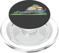 Vintage Virginia Outdoors & Nature Lover Retro 80s Graphic PopSockets PopGrip para MagSafe