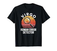 Vintage Virgo Horoscope Clothing - Human Error Detector Camiseta