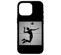 Vintage-Volleyball Ball Pelota Balón Voleibol Voleibol Carcasa para iPhone 16 Pro