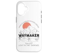 Vintage Waymaker Promise Keeper Miracle Worker Christian Carcasa para iPhone 16