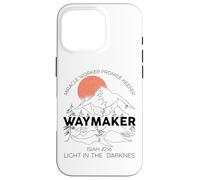 Vintage Waymaker Promise Keeper Miracle Worker Christian Carcasa para iPhone 16 Pro