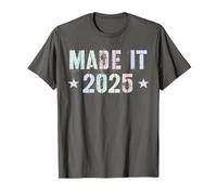 Vintage WE MADE IT 2025 Graduated Sign My Party Autógrafos Camiseta