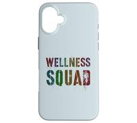 Vintage Wellness Squad Health Yoga Rocks Enfermera Entrenador Gimnasio Carcasa para iPhone 16 Plus