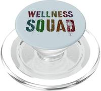 Vintage Wellness Squad Health Yoga Rocks Enfermera Entrenador Gimnasio PopSockets PopGrip para MagSafe