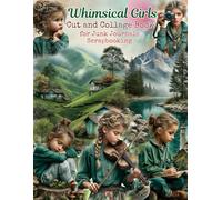 Vintage Whimsical Girls Ephemera Book for Junk Journals and Scrapbooking: 150+ Victorian Elements To Cut and Collage for Art Journaling, Paper Crafts, ... Decoupage, Artist Trading Cards, And More