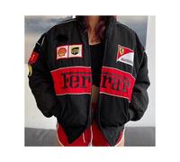 Vintage White Nascar Retro Bomber Racing Jacket - Unisex Y2K Streetwear Formula 1 Vintage Jacket_Special Gift