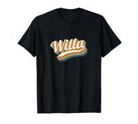 Vintage Willa Nombre Personalizado Willa Camiseta