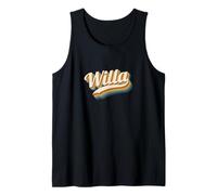 Vintage Willa Nombre Personalizado Willa Camiseta sin Mangas