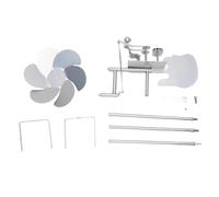 Vintage Wind Spinner for Garden Decor | Handmade Metal Drummer Windmill with Kinetic Art | Unique Patio/Lawn/Terrace Sculpture | Industrial Aesthetics, Wind Powered (Silver)