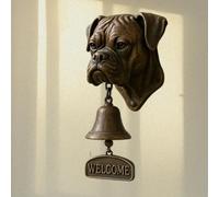 Vintage Witch Doorbell - Cast Iron Halloween Protection Door Hangers Bell with Witch on Broom for for Front Doors, Porch, Home and Wall Decor (#5)