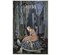 Vintage Woman Riding Turtle Notebook - Surreal Antique Art Journal, Aesthetic Writing Notebook: 120 Lined Pages, Elegant Minimal Interior, Perfect for Journaling, Creative Writing, and Artistic Notes