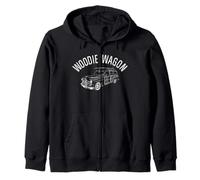 Vintage Woodie Wagon, Auto Retro Woody Surf Car Classic Sudadera con Capucha