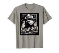 Vintage WPA Smokey Bear Retro 1940's Style Camiseta