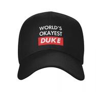 Vintage y clásico Duke Name Worlds Okayest Duke Baseball Cap Hat Beach In The Hat Women's Beach Outlet Hombres duraderos y cómodos