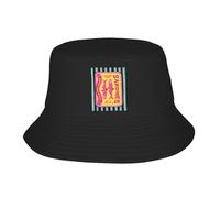 Vintage y clásico Pareja Les Sardines Fisherman Coastal Sarardine Bucket Hat Transpirable Sombreros de Pescador Summer Harajuku Custom DIY Sun Hat Duradero y cómodo