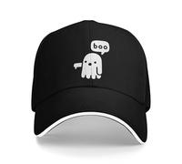 Vintage y clásico Simple Blanco Fantasma De Desaprobación Casual Gorra De Béisbol Tenis Skate Trucker Sombrero Verano Hombres Mujeres y2k Lindas Gorras duraderas y cómodas