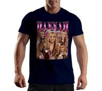 Vintage Y2K Hannah Montana Pop Culture Nostalgia Camiseta De Hombre Azul Marino Size XL