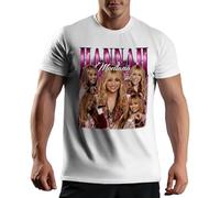 Vintage Y2K Hannah Montana Pop Culture Nostalgia Camiseta De Hombre Blanca Size 3XL