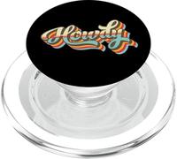 Vintage Yeehaw Cowboy Western Country Space Vaquera PopSockets PopGrip para MagSafe