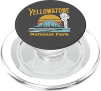 Vintage Yellowstone National Park Retro 80's Graphic PopSockets PopGrip para MagSafe