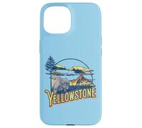 Vintage Yellowstone National Park Retro 80's Style Graphic Carcasa para iPhone 15