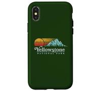 Vintage Yellowstone National Park Retro Carcasa para iPhone X/XS