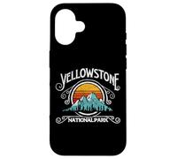 Vintage Yellowstone National Park Retro Mountains Design Carcasa para iPhone 16